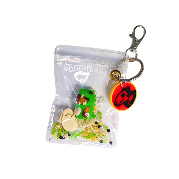 LLavero de Capibara Dinosaurio