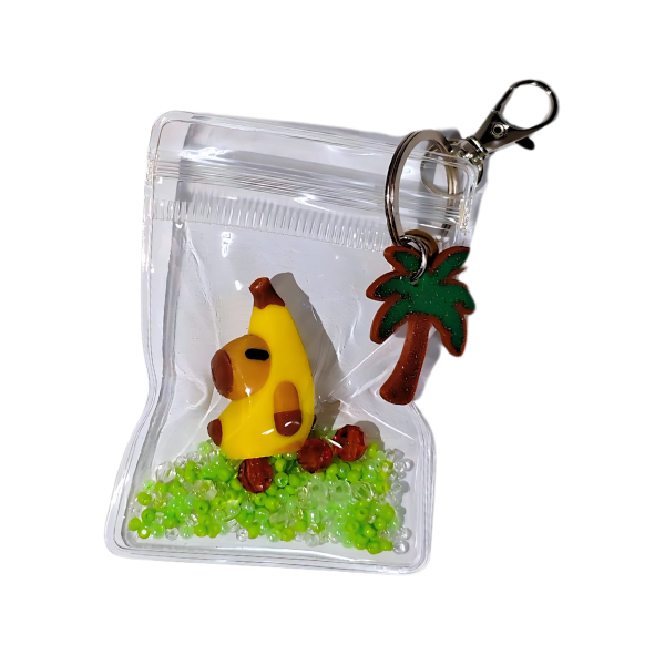 LLavero de Capibara Plátano