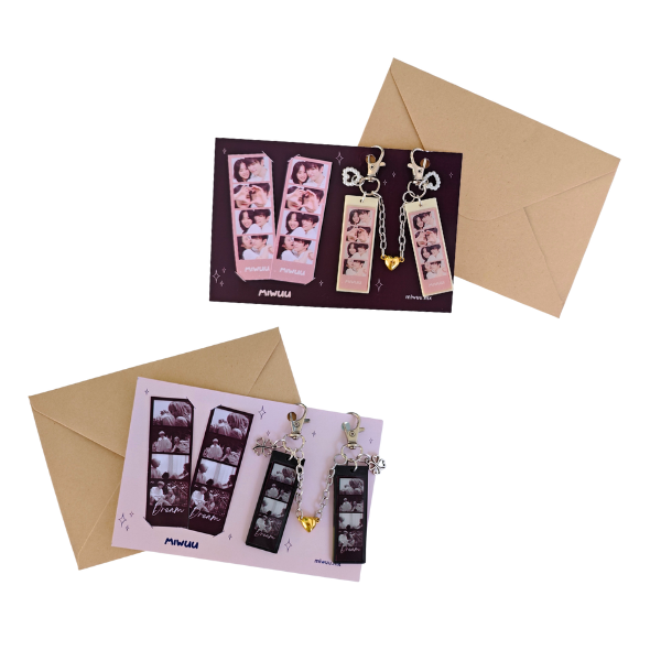 Llavero de Pareja Personalizado con Strip de 4 fotos