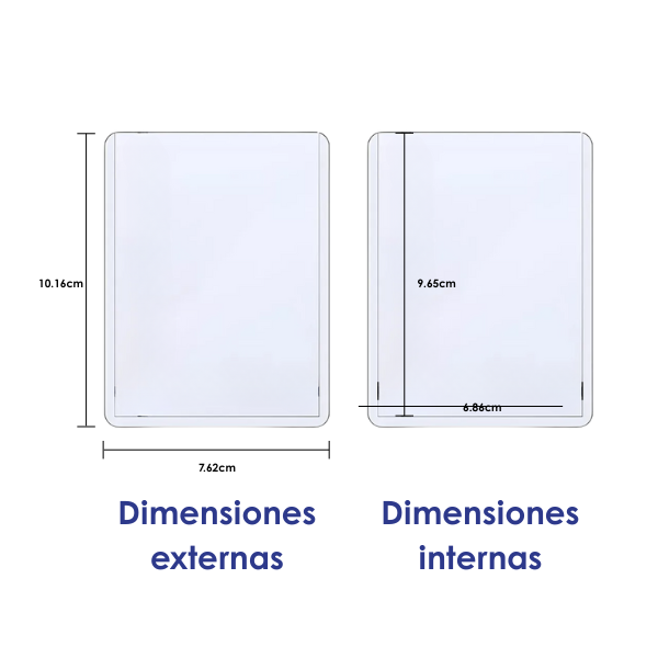 Toploader para photocards (1 pza)