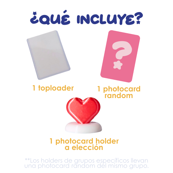 Toploader holder + PC + Toploader